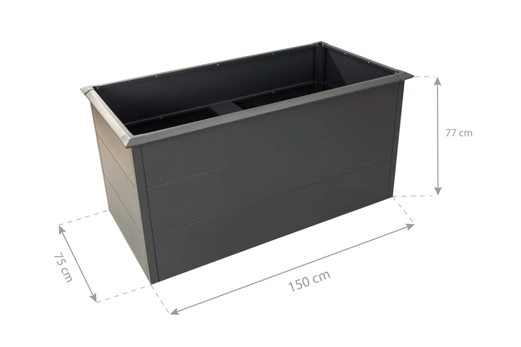 Westmann Raised Garden Bed Primus L Metal anthracite
