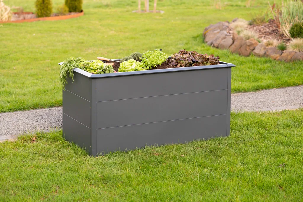 Westmann Raised Garden Bed Primus L Metal anthracite