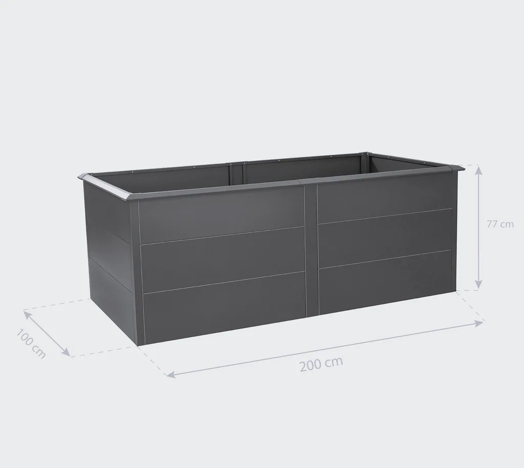 Westmann Raised Garden Bed Primus XL Metal anthracite