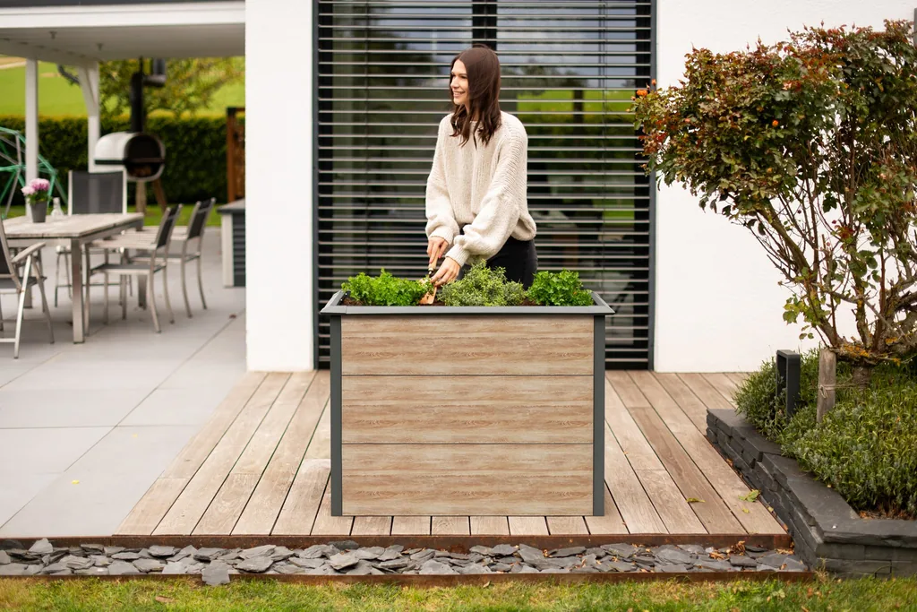 Westmann Raised Garden Bed Primus-Multi M Metal natural