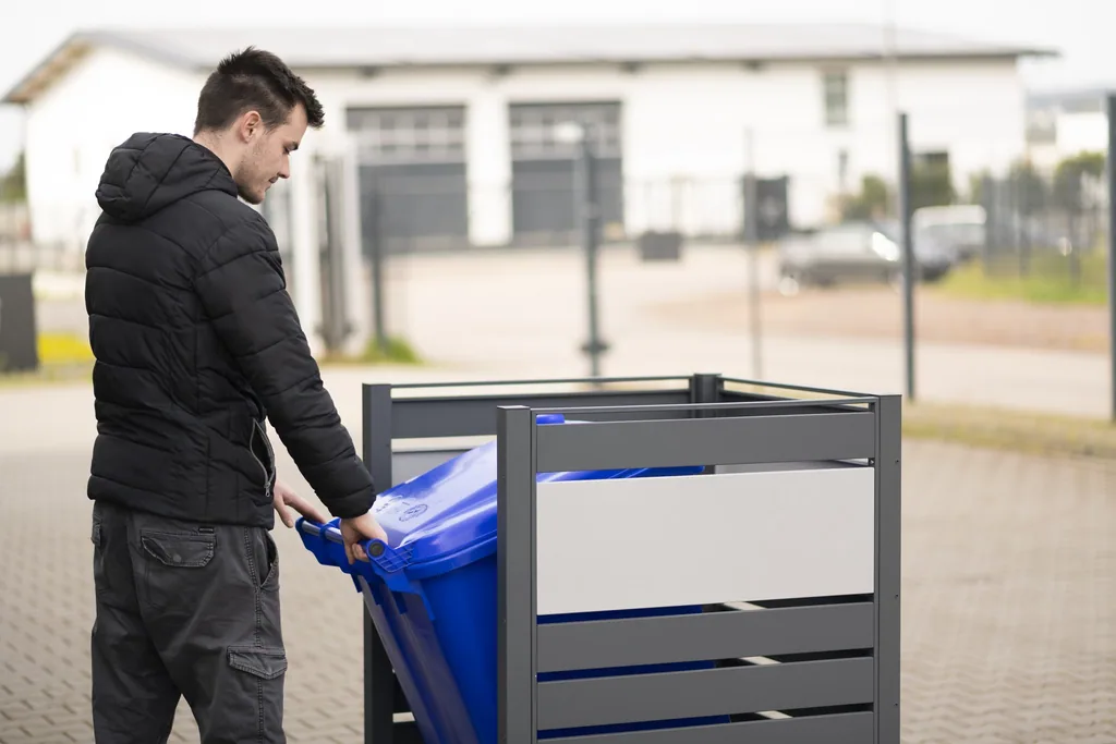 Westmann Bin Enclosure Planum Single 120 cm anthracite (1× 240 L)