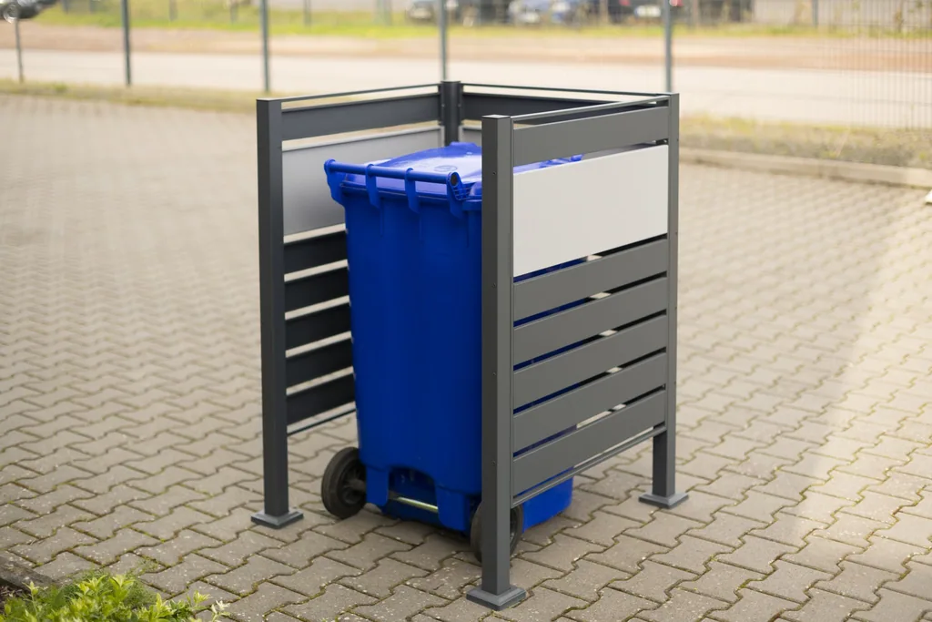 Westmann Bin Enclosure Planum Single 120 cm anthracite (1× 240 L)