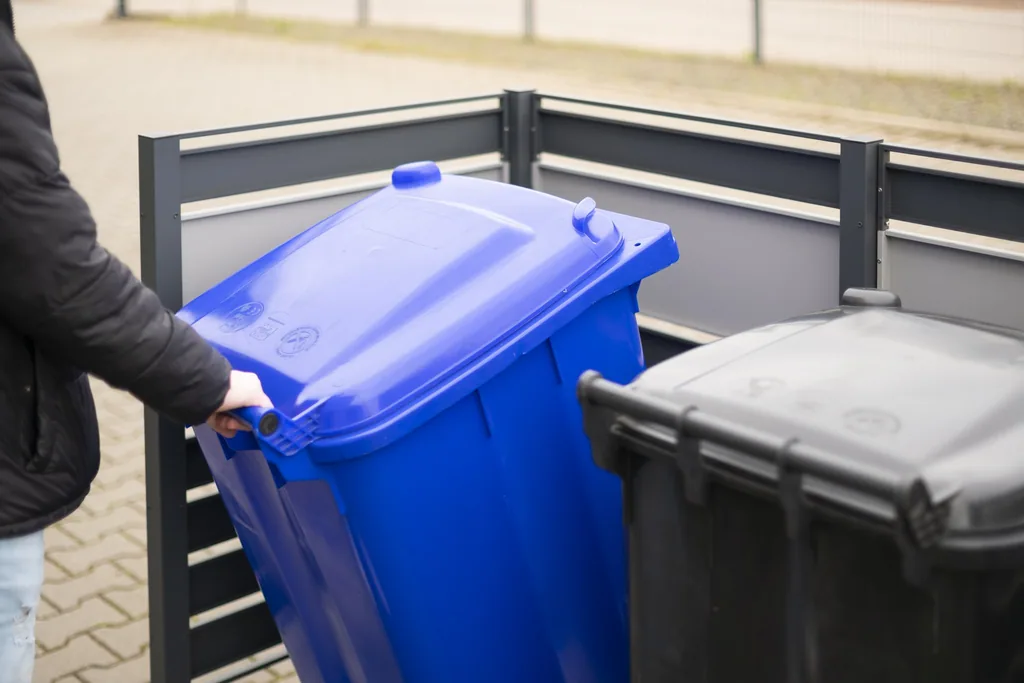 Westmann Waste Bin Enclosure Planum 2-Piece 120 cm Anthracite (2× 240 L)