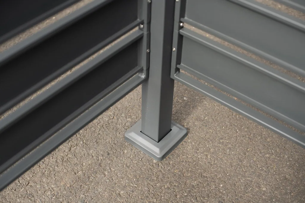 Westmann Waste Bin Enclosure Planum Triple 120 cm anthracite (3× 240 L)