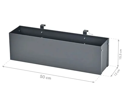 Westmann Planter Box Planum Steel anthracite