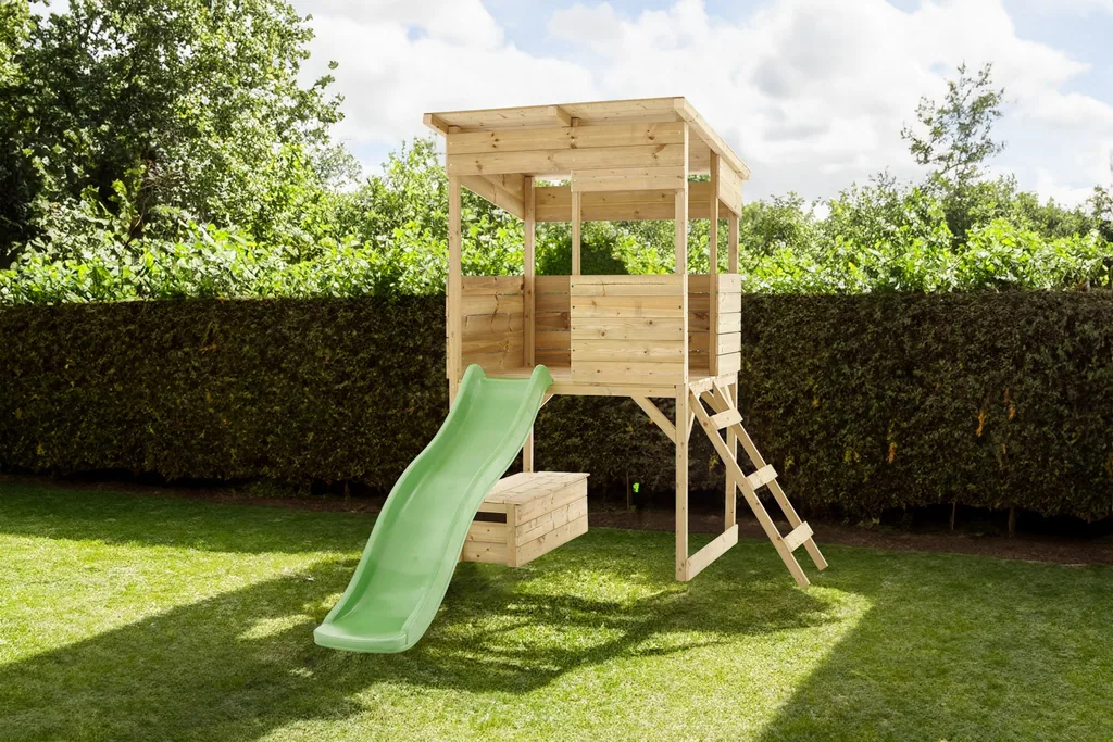 Westmann Stilt House Wilderness Playhouse with Slide
