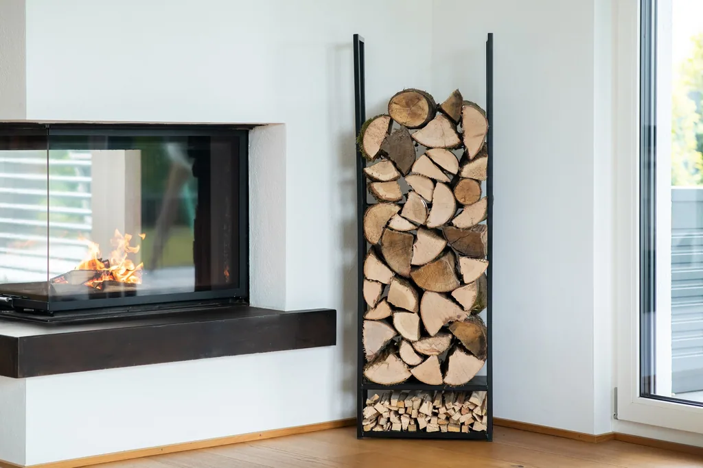 Westmann Firewood Rack Porthos Steel black