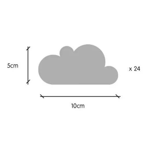 Tresxics Wall Sticker Clouds Mint