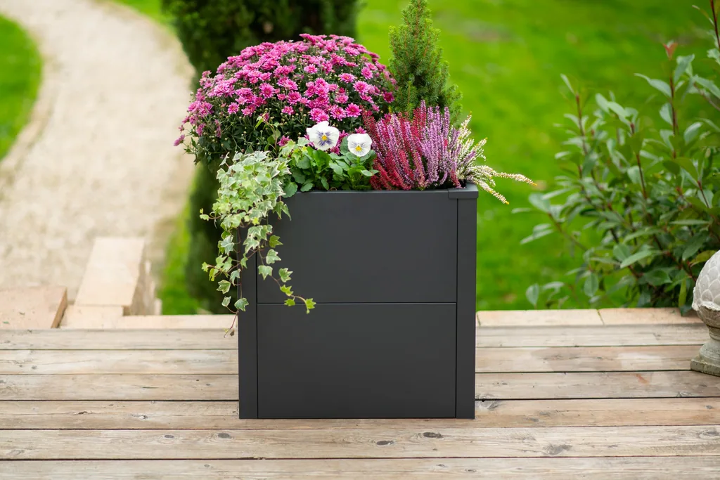 Westmann Planter Box Talus S Metal anthracite