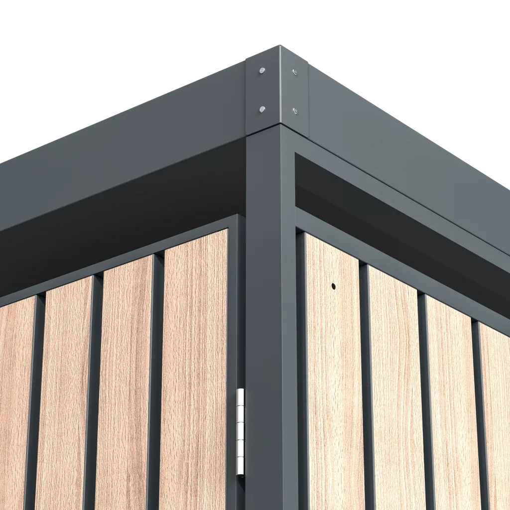 Westmann Waste Bin Enclosure Planta Triple anthracite (3× 240 L)