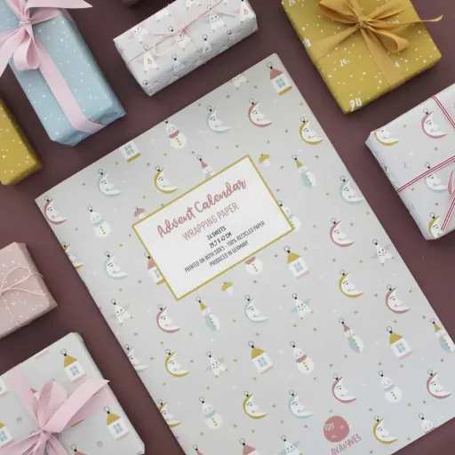 Ava & Yves wrapping paper Advent Calendar Christmas dream