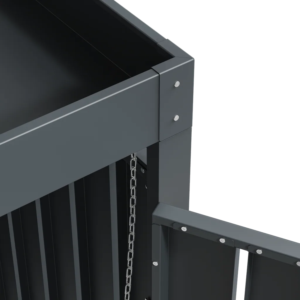 Westmann Waste Bin Enclosure Planta 5-piece anthracite (5× 240 L)