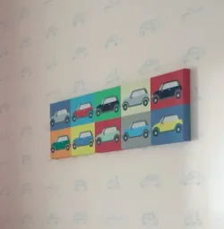 Harlequin wallpaper autos cream