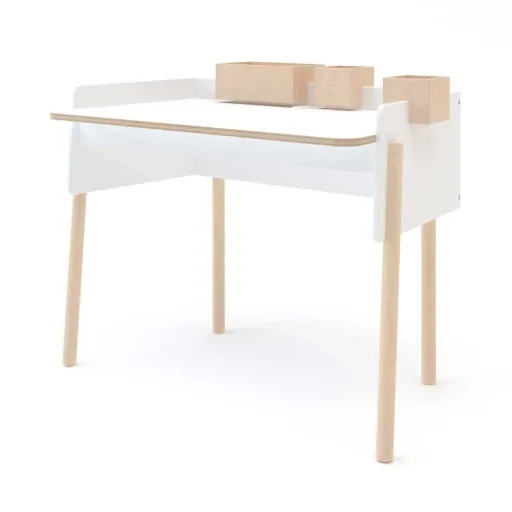 Oeuf children desk Brooklyn white