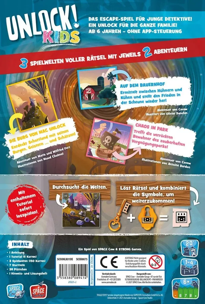 Board game Unlock! Kids