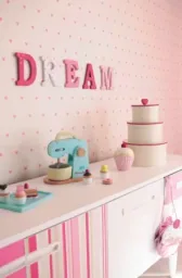 Harlequin wallpaper heart pink