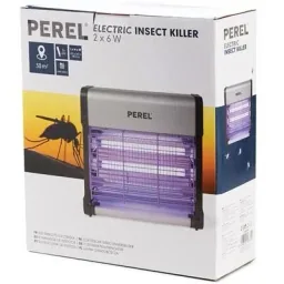 Electric insect killer - fly lamp - 2 x 6W - 30m²