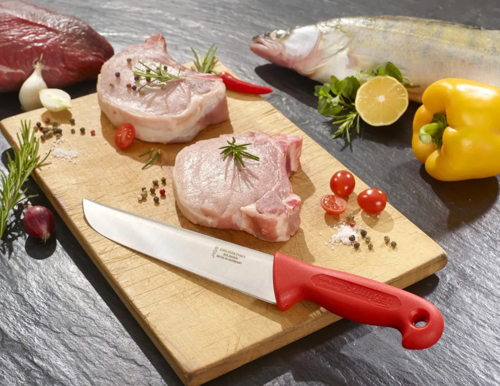 Professional butcher knife set, 4 pieces