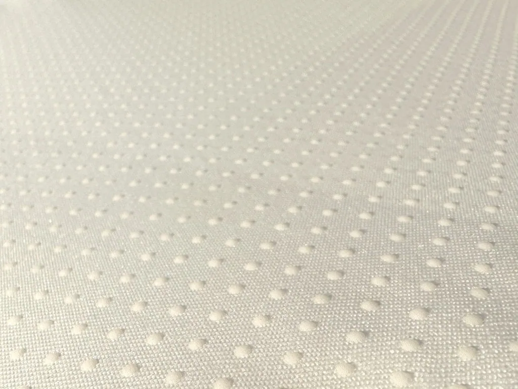 Seat wedge cushion in lambskin look