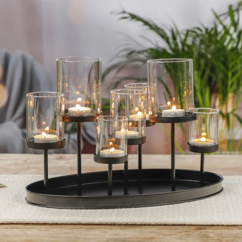 Candle holder for 7 candles