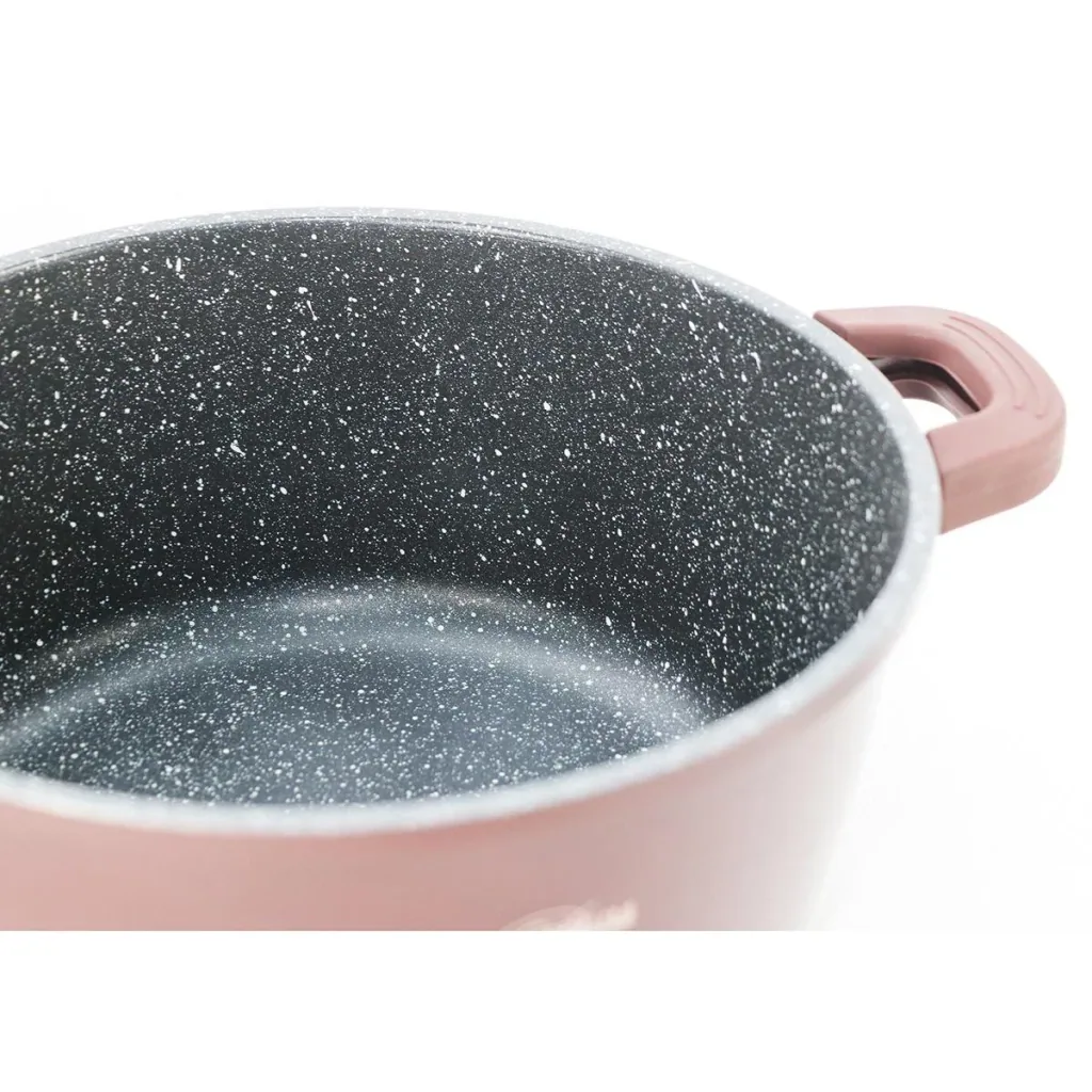 Roasting pan/cabinet - with lid - 28 cm - Burgundy