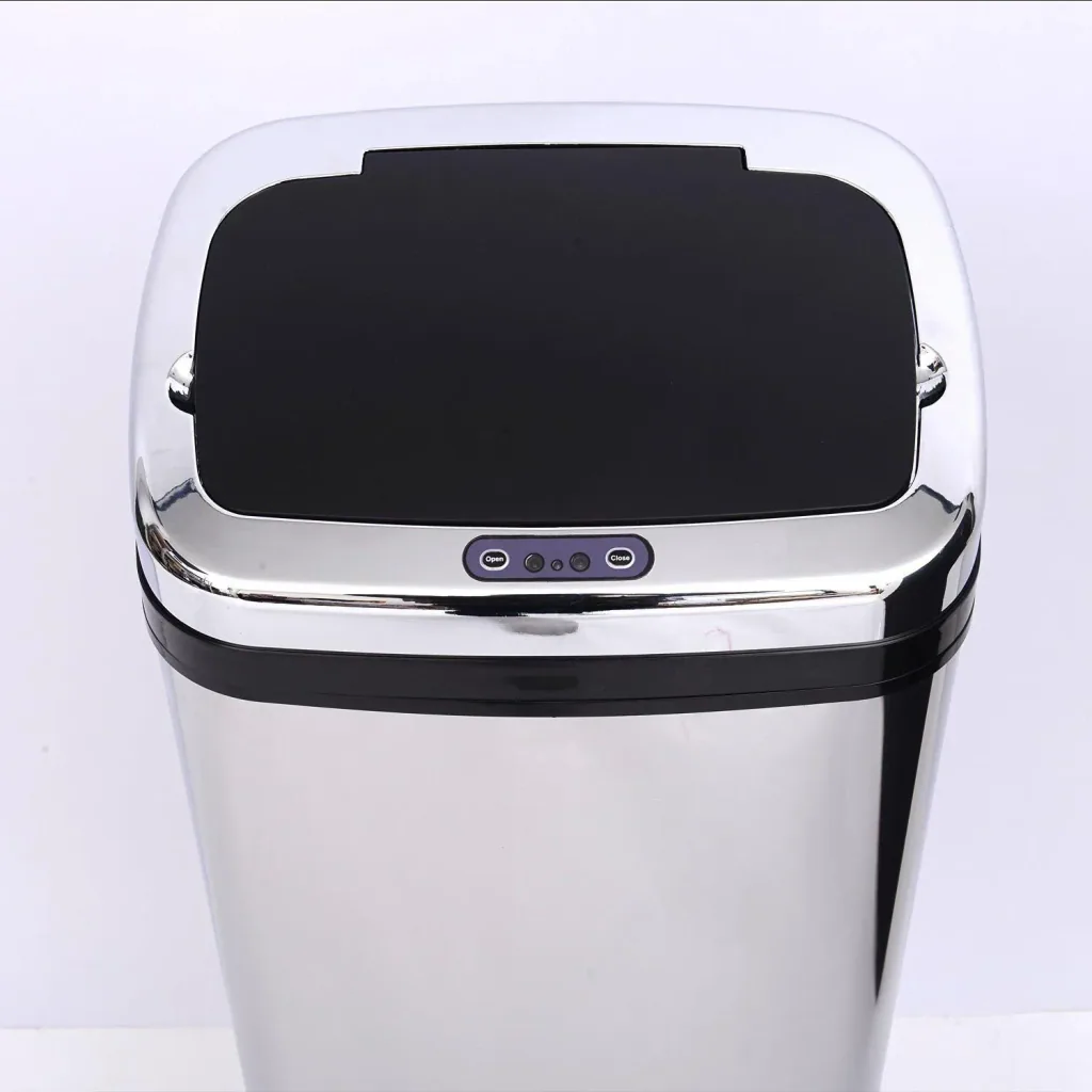 Stainless steel automatic sensor 50L trash can (square)