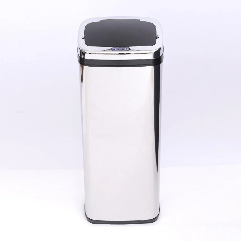 Stainless steel automatic sensor 50L trash can (square)