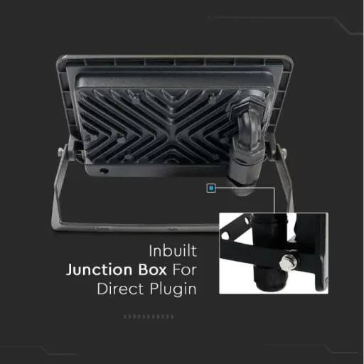 VT-138 LED Floodlight - 30 W - 2340 Lm - 6500K - Black