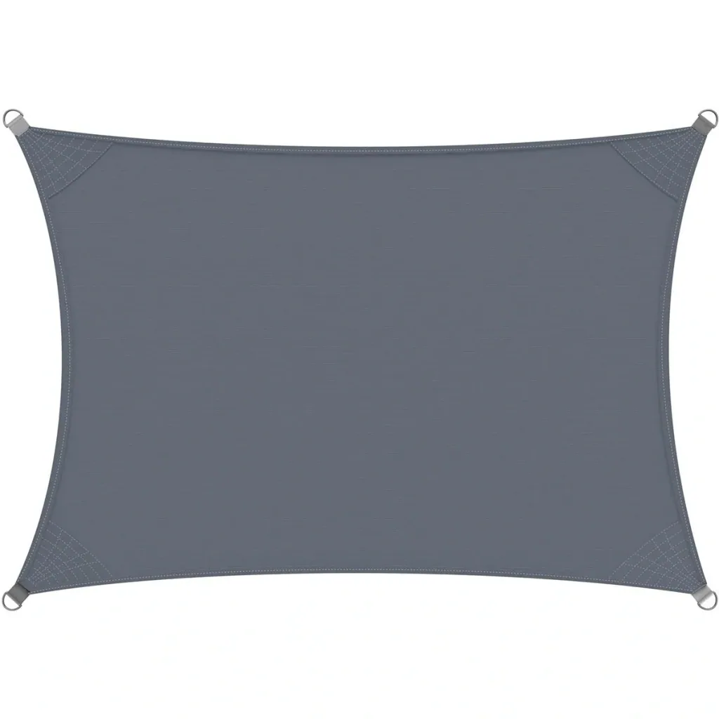 Shade cloth Oxford rectangular 3x4m anthracite