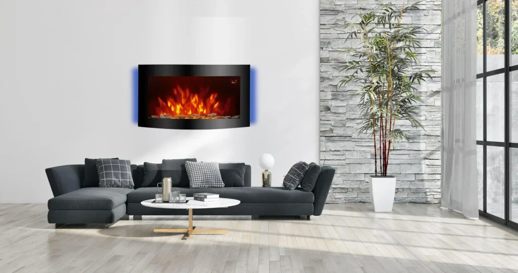 Electric fireplace "Davos/Zurich II"