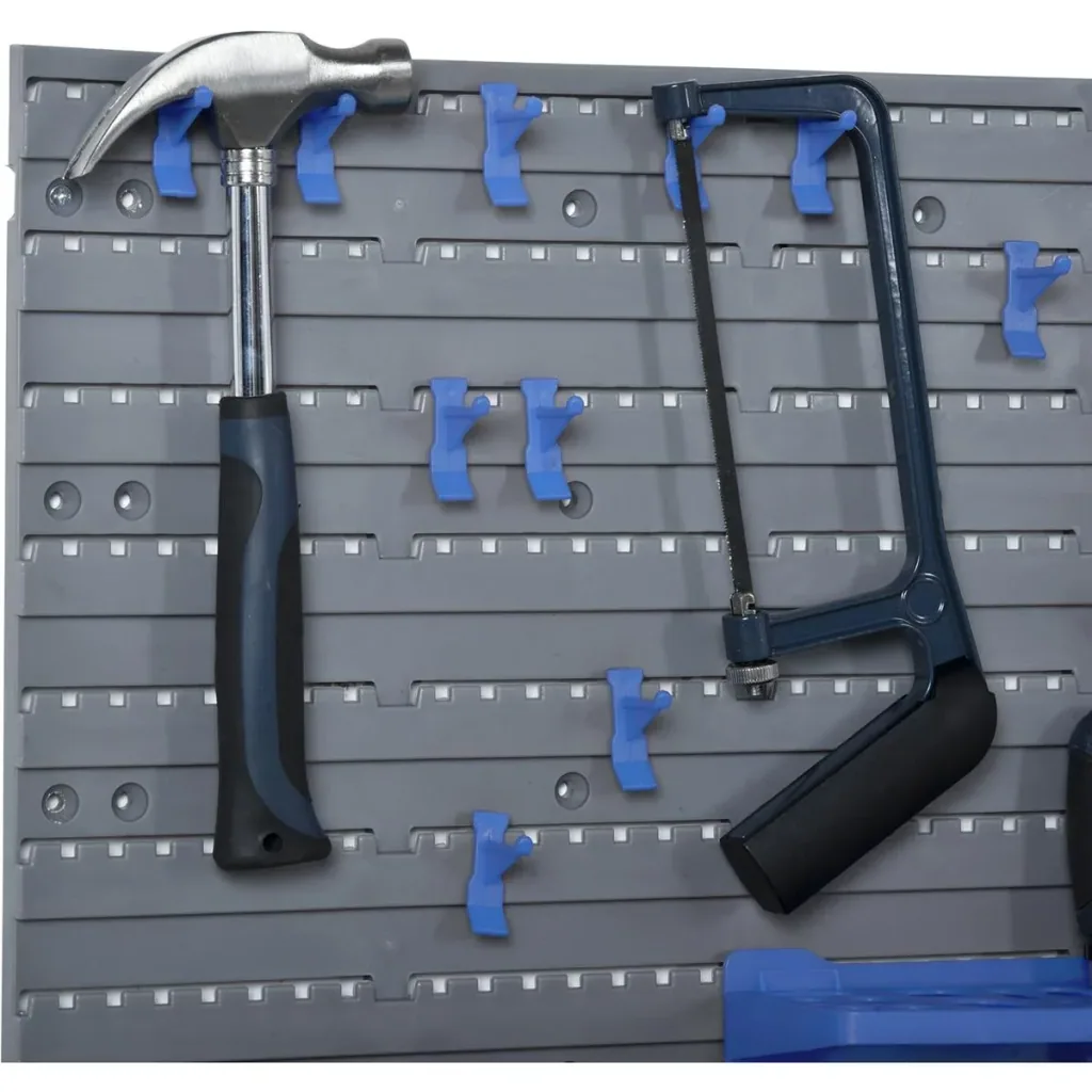 Tool wall set 44-piece blue+grey