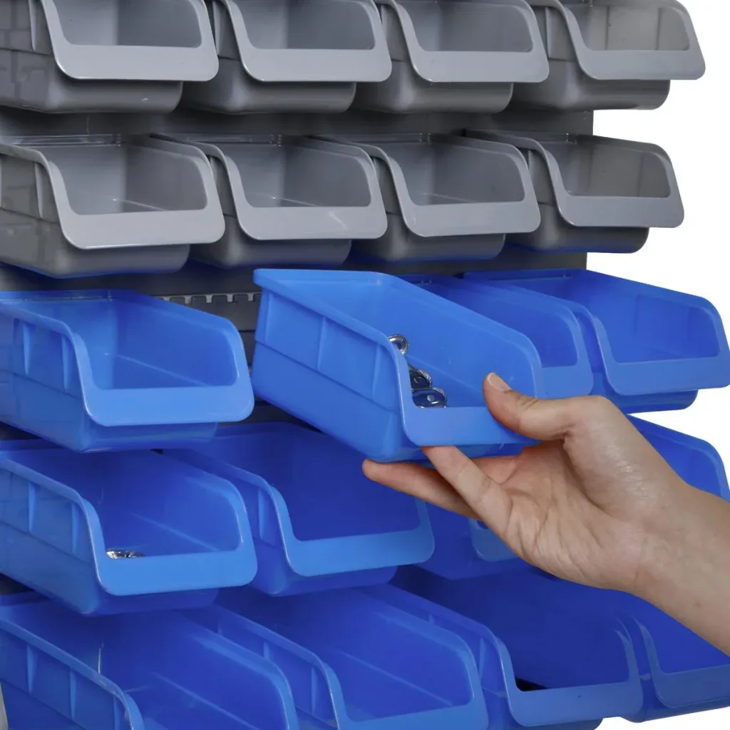 Tool wall set 44-piece blue+grey