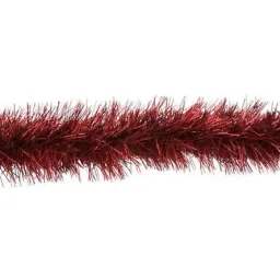 Christmas garland - red 2 meters - Ø15 cm