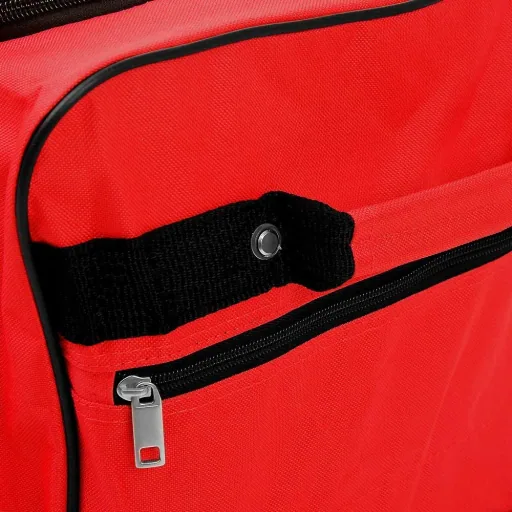 Travel bag with trolley function - 85L - Red - Bag with wheels