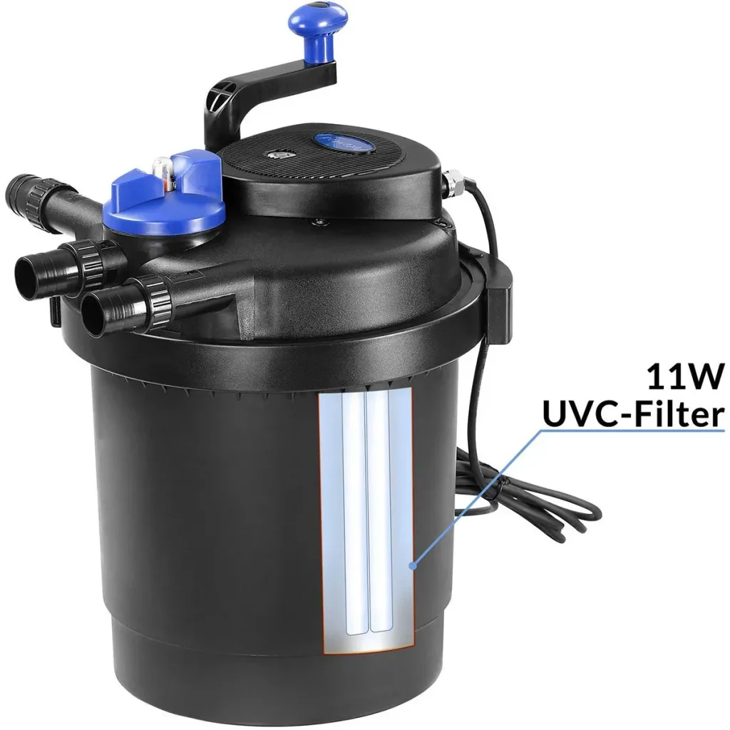 Pressure pond filter complete set 6,000L/h