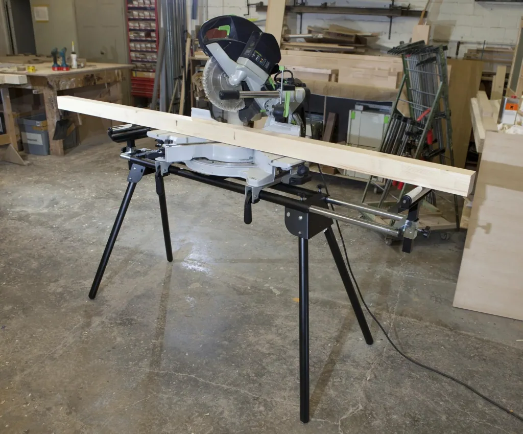 Universal machine base for miter saws