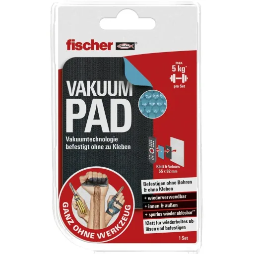 Vacuum pad, Velcro and velour