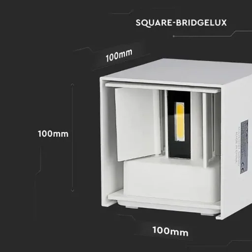 VT-759 LED wall light - 5W - 3000K - 700 lumens - White