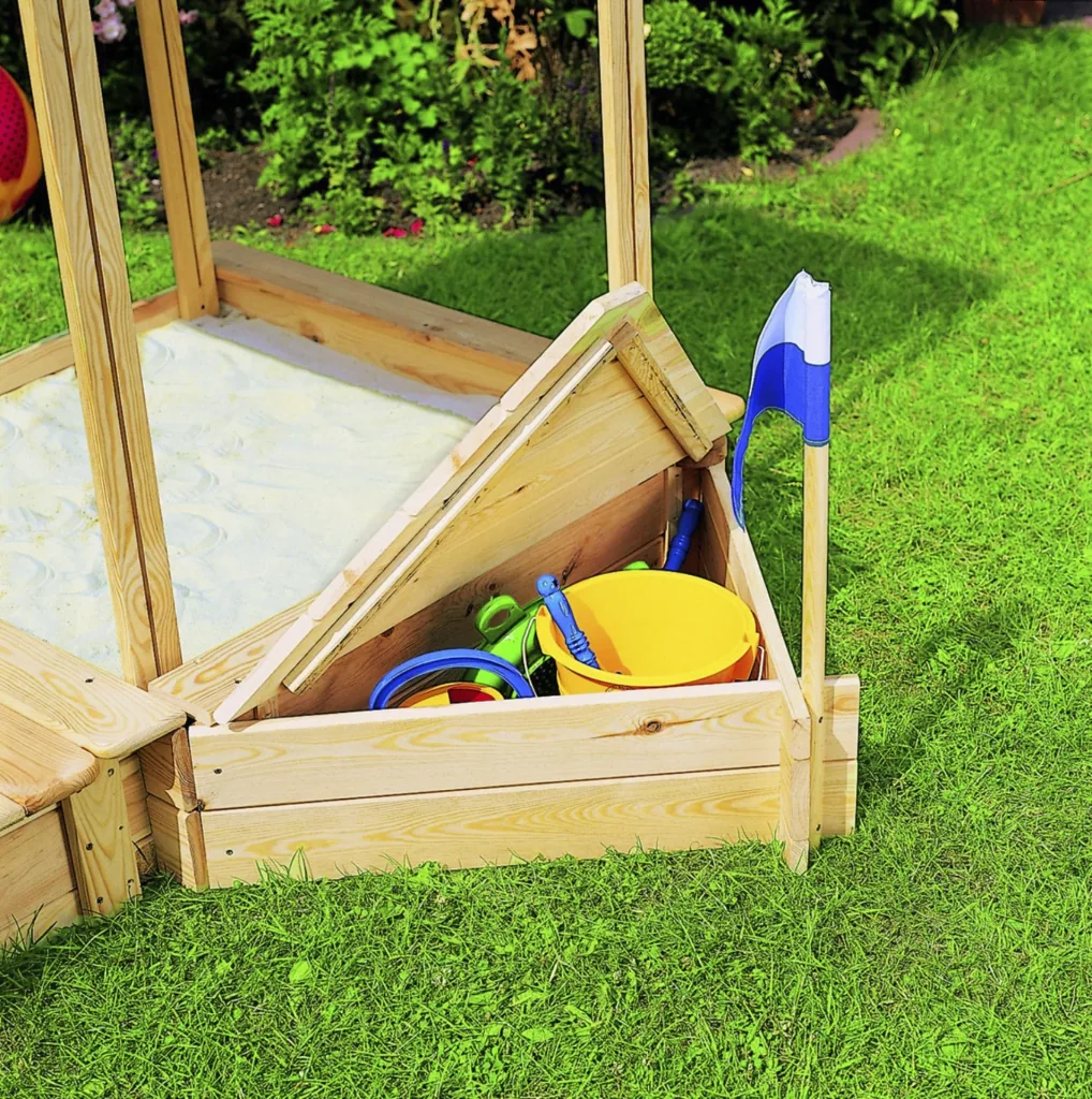 Seat & bow box for sandpit "Peter"