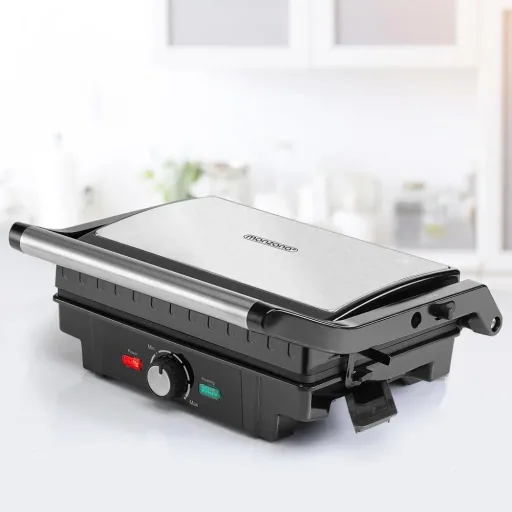 Stainless steel contact grill