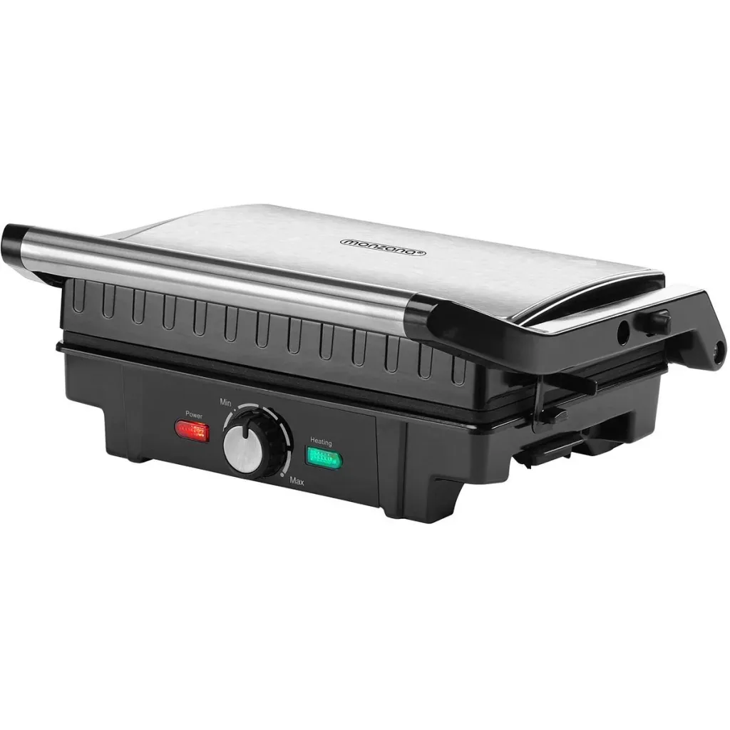 Stainless steel contact grill