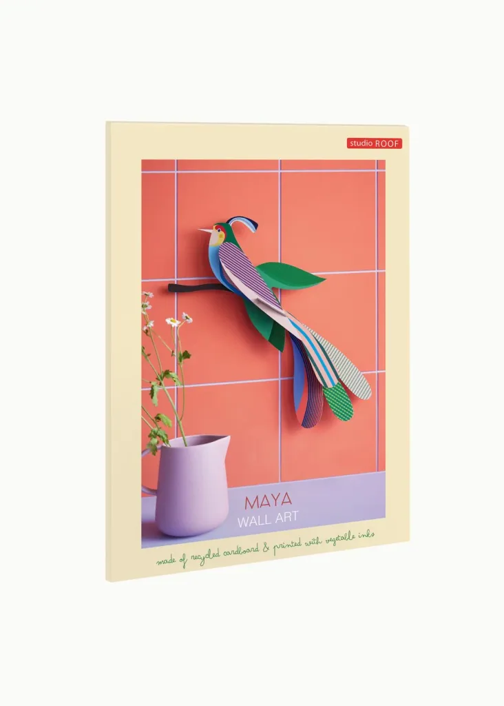 Studio ROOF wall decoration, craft set, 3D wall object - Maya