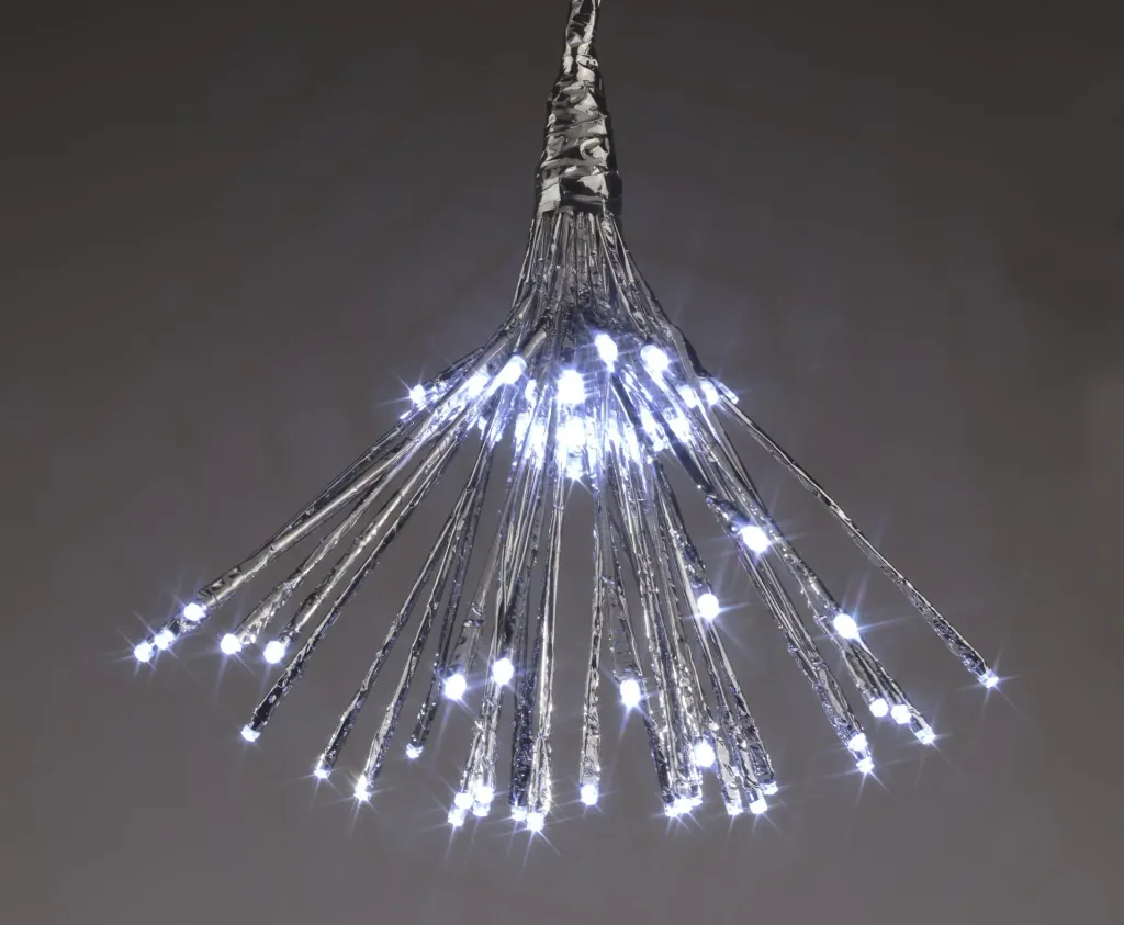 LED star ball with 80 cold white LEDs