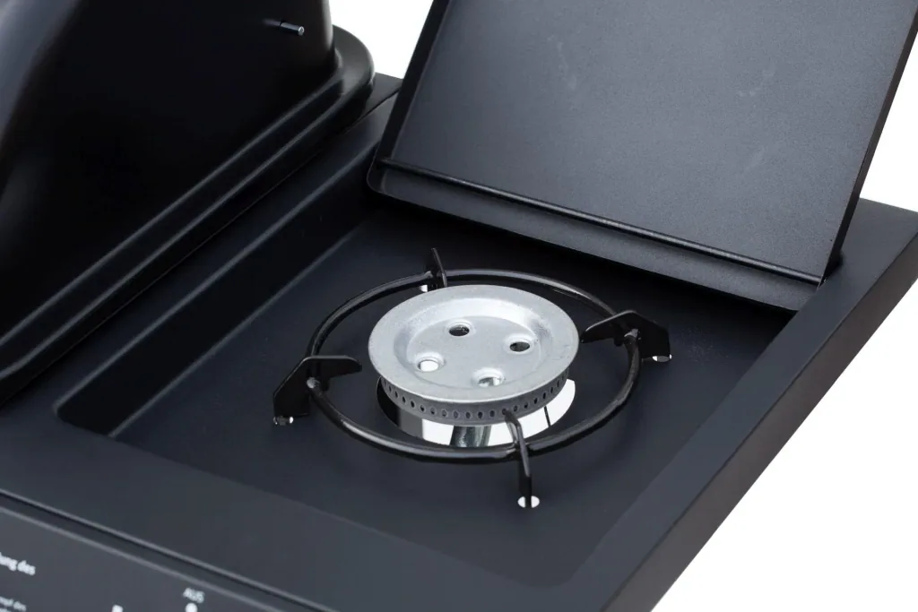 Gas grill "Dayton" 6 main burners + 1 side burner, black
