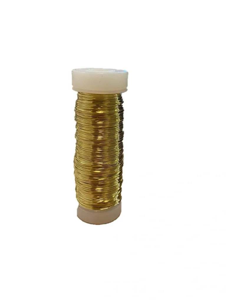 Bindedraht 50 g - goldfarbend