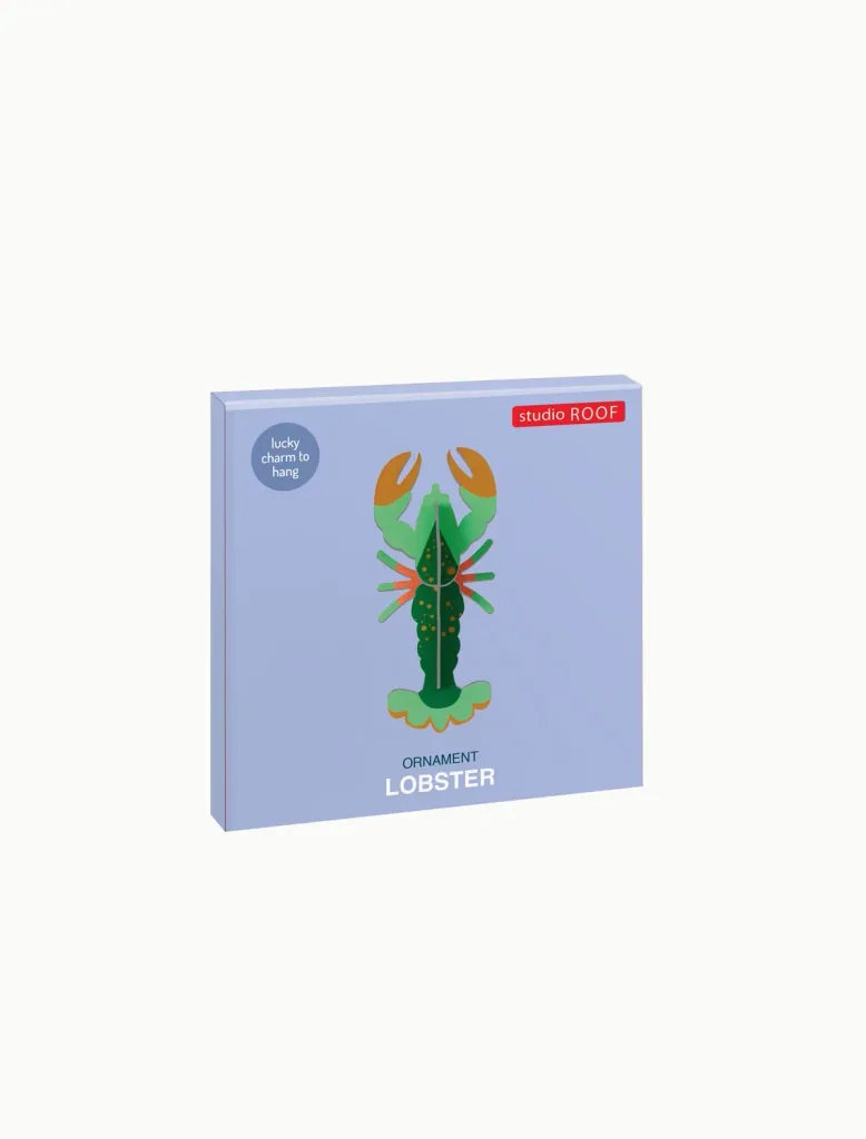 Studio ROOF Ornament, Craft Kit, 3D Wall Object - Lobster