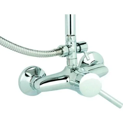 Shower set - Rain shower - Hand shower - Chrome