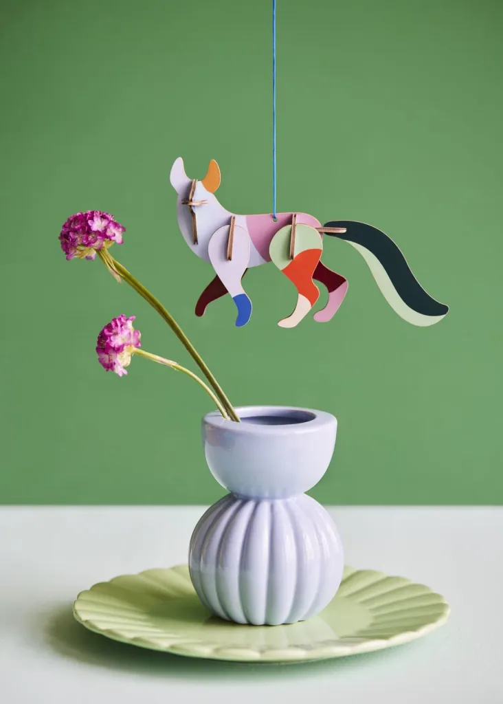 Studio ROOF Ornament, Craft Kit, 3D Wall Object - Fox