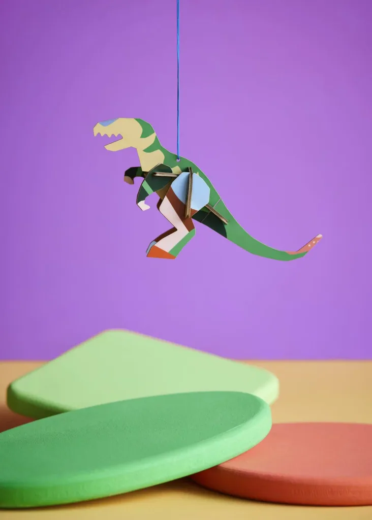 Studio ROOF Ornament, Craft Set, 3D Wall Object - T-Rex