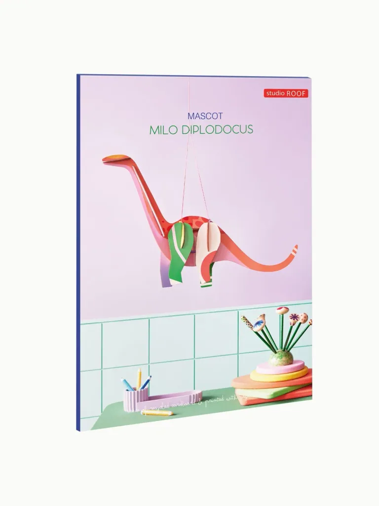 Studio ROOF Craft Set - Milo Diplodocus 3D Wall Decoration